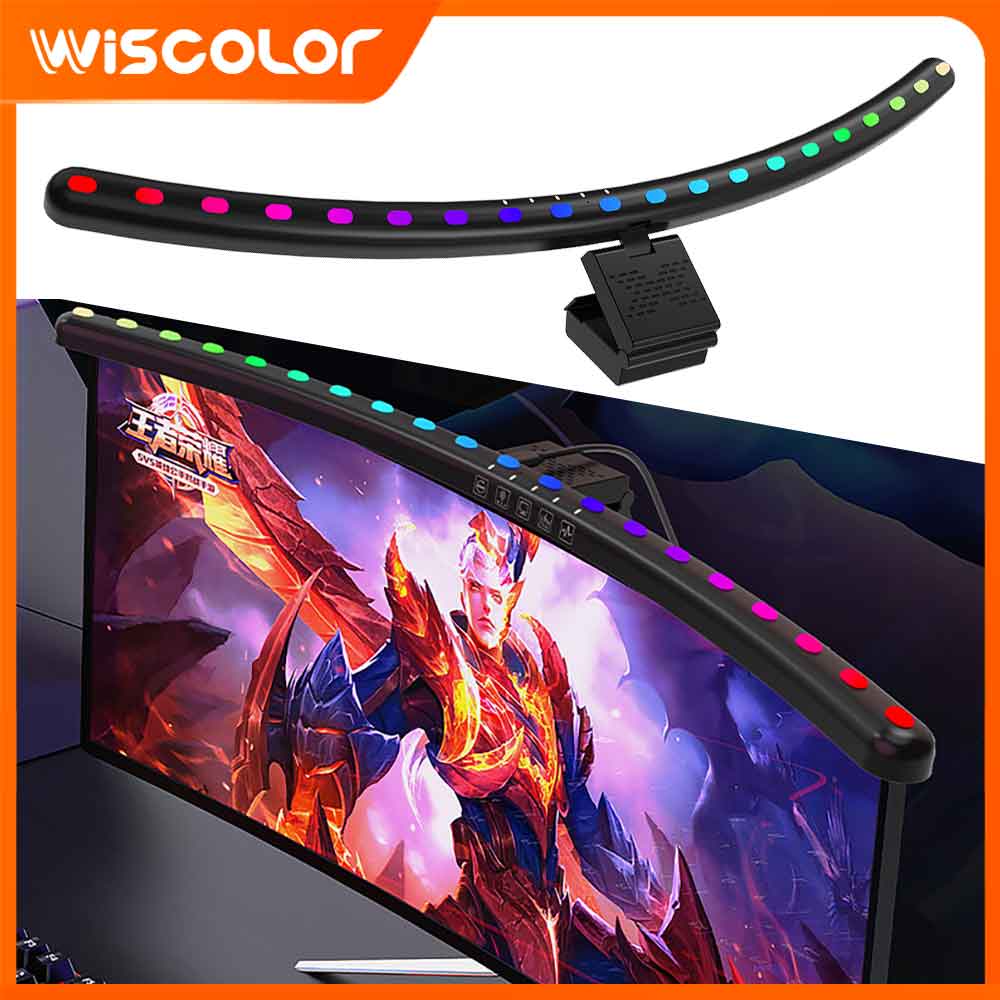 Desk Setup Pc - Barra de Luz RGB para Monitor,