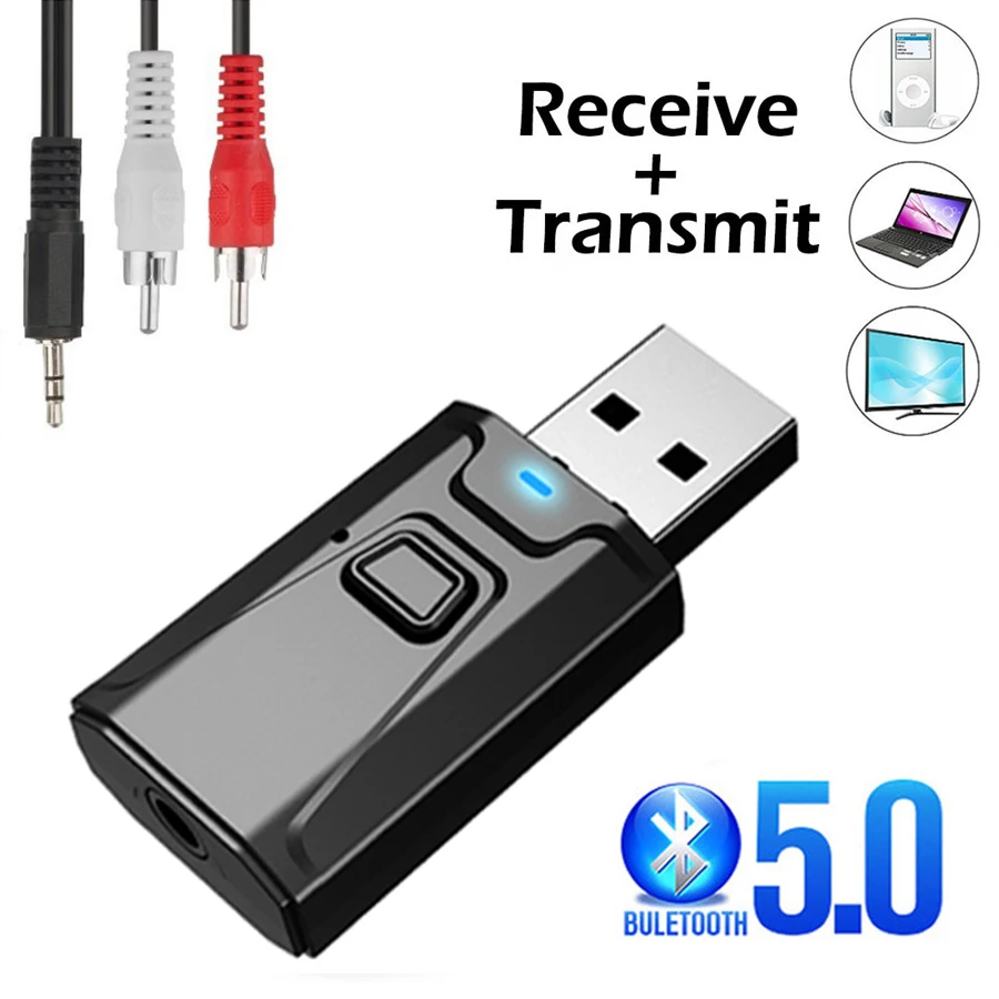 Desk Hifi Setup - Usb bluetooth 5.0 transmissor receptor microfone