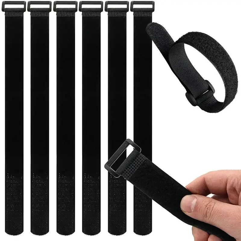 Cable Velcro Strap - Abraçadeiras de Nylon Reutilizáveis Autoadesivas com