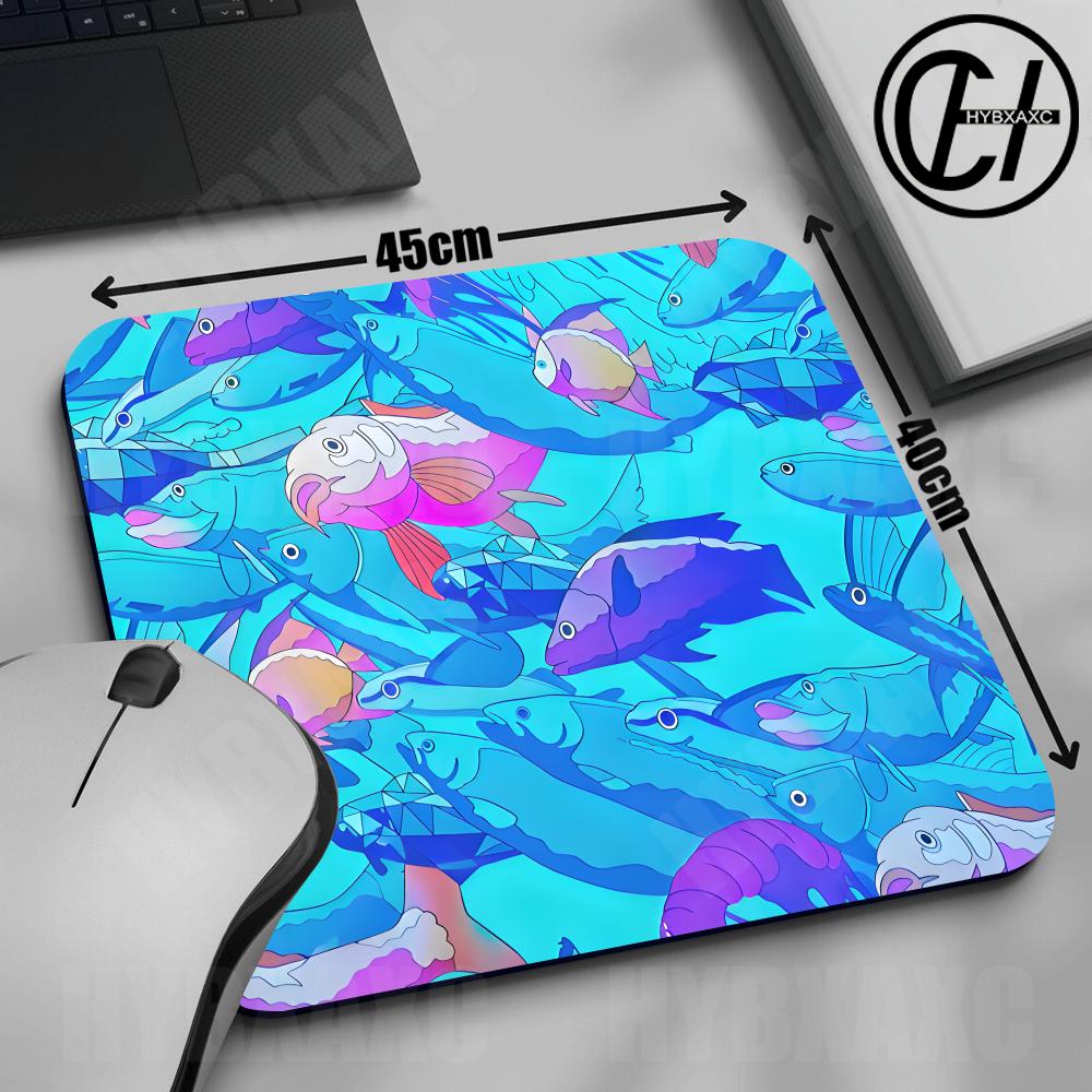 Desk Setup Blue - Mouse Pad HYBXAXC com Estampa de