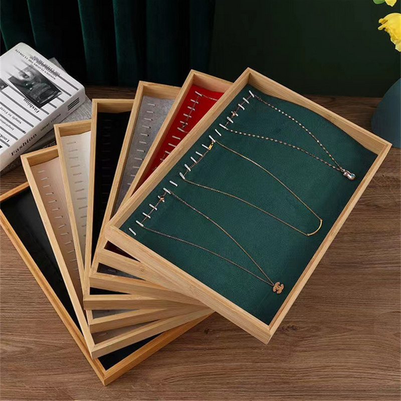 Drawer Organizer Bamboo - Bandeja de Veludo de Bambu para