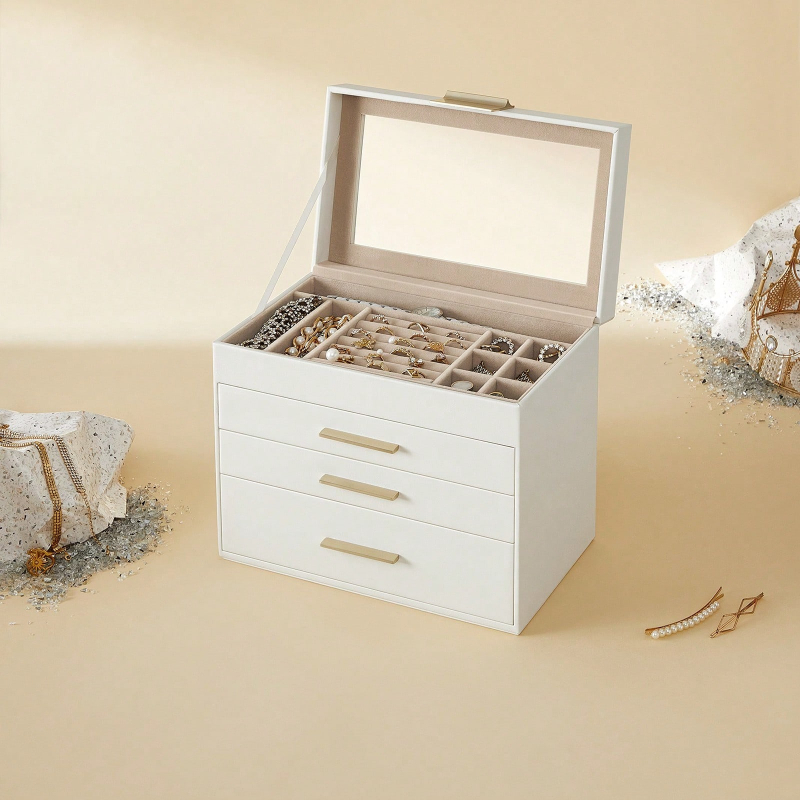 Drawer Organizer Bamboo - Organizador de Joias de 4 Camadas