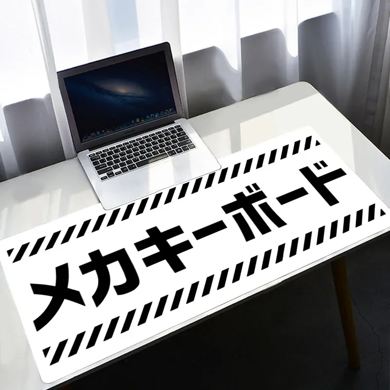 Desk Setup Blue - Branco mouse pad xxl pc gamer