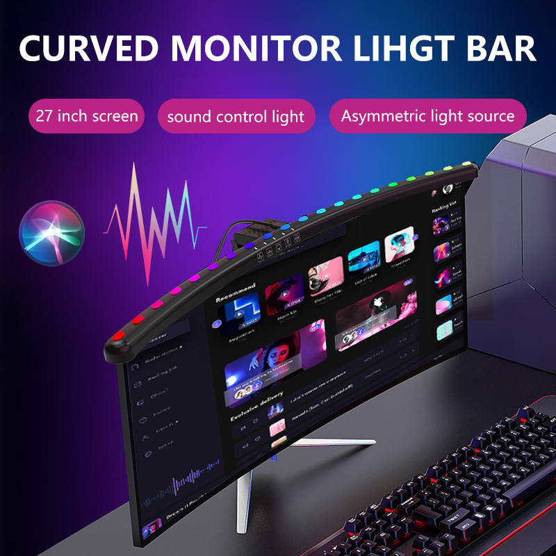 Barra de Luz RGB para Monitor, - Desk Setup Pc avaliação e preço
