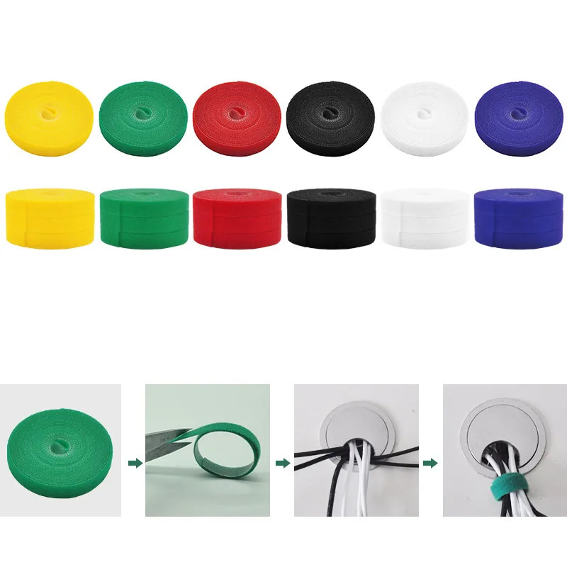 1/2/3 Peças Organizador de Cab - Cable Velcro Strap avaliação e preço