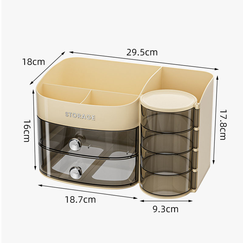 Organizador de pincéis de maqu - Desk Drawer Unit avaliação e preço