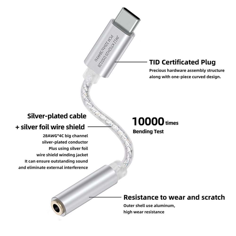 JCALLY JM12 Adaptador de áudio - Desk Hifi Setup avaliação e preço