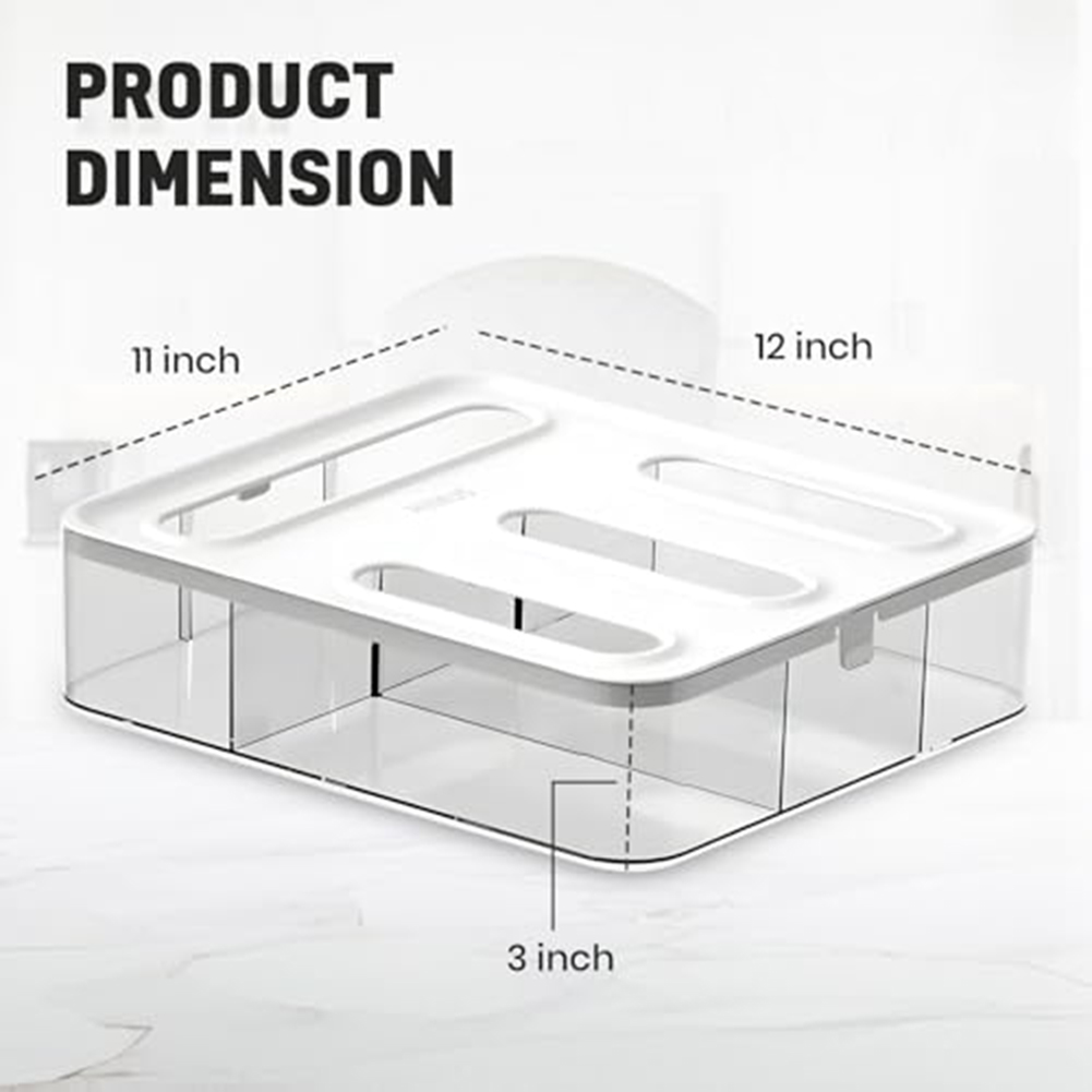 Organizador de Sacos Plásticos - Drawer Organizer Bamboo avaliação e preço