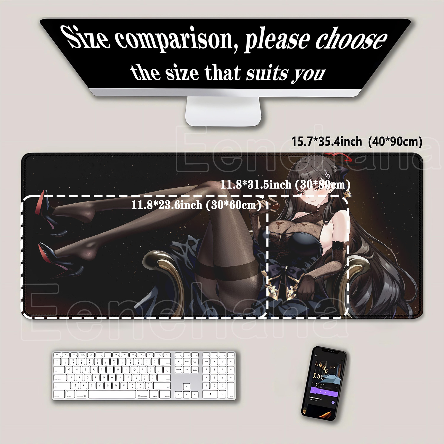 Mouse Pad Gamer Blue Archive T - Desk Setup Blue avaliação e preço