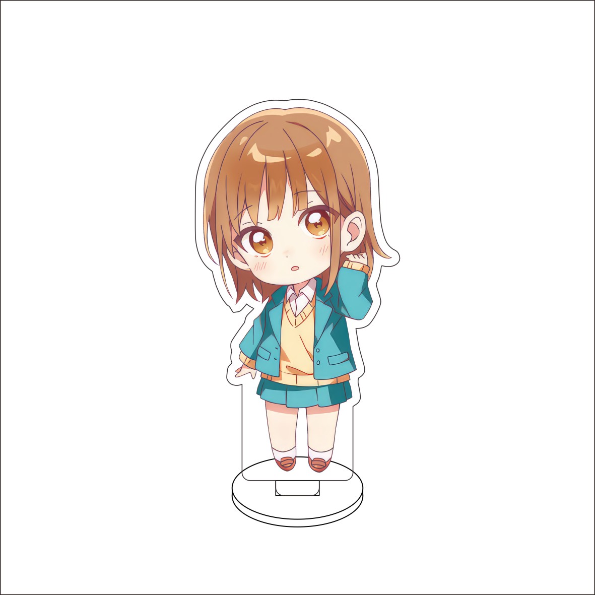 10cm anime caixa azul figura s - Desk Setup Blue avaliação e preço