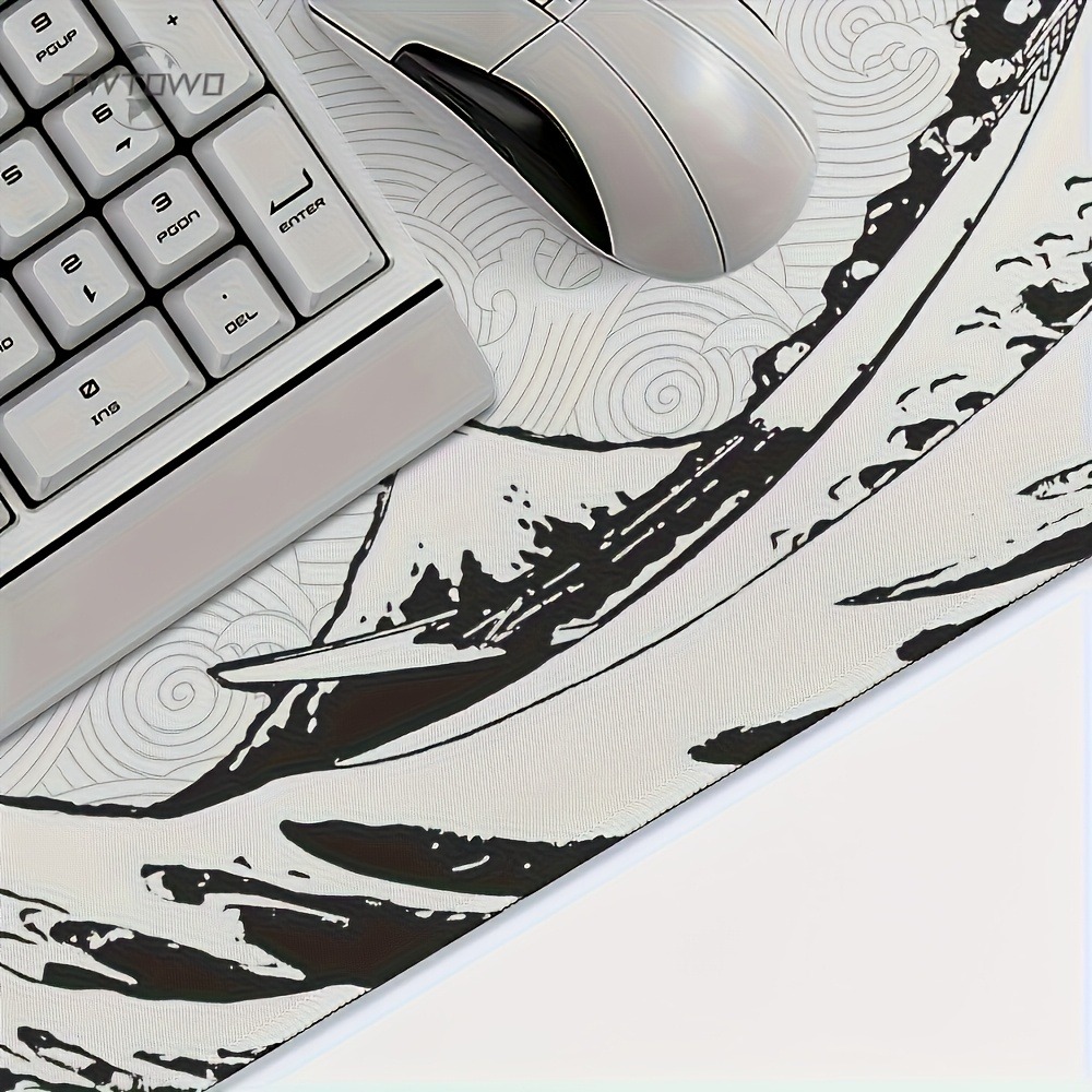 Tapete de Mesa XXL com Arte de - Desk Setup Black And White avaliação e preço