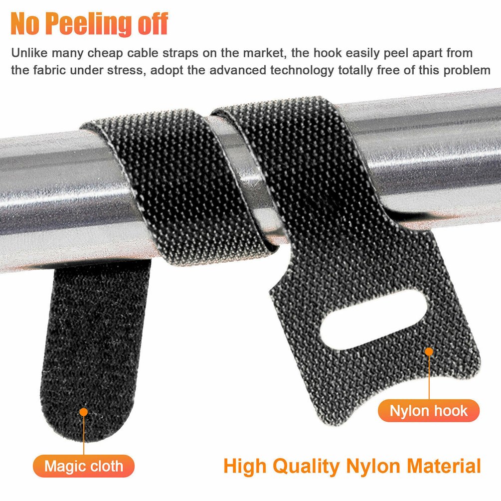 Velcros para cabos, abraçadeir - Cable Velcro Strap avaliação e preço