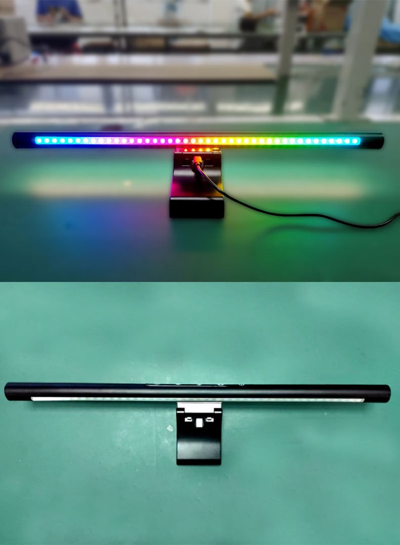 Luz de mesa suspensa com monit - Desk Setup Gaming And Work avaliação e preço