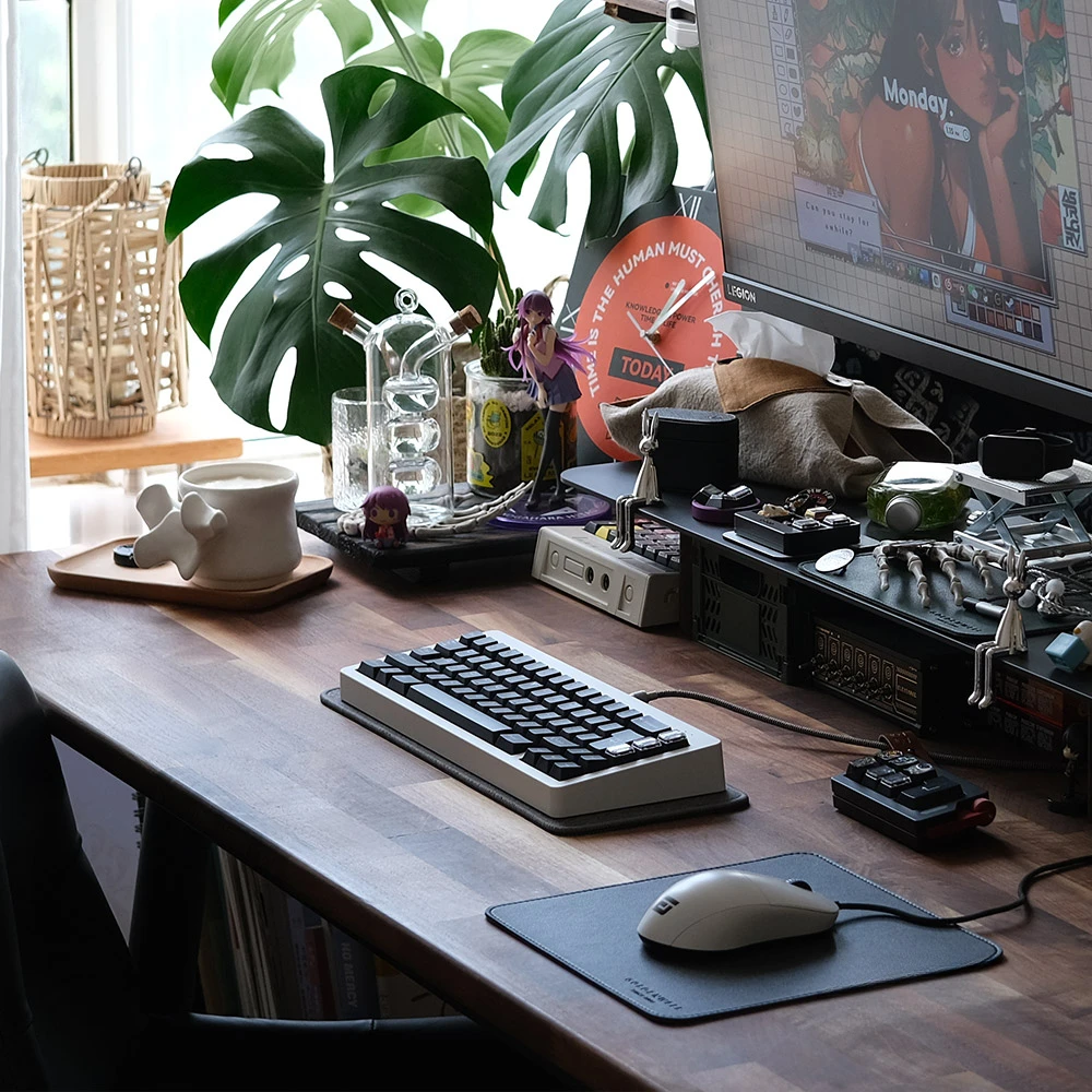 Echome linho teclado de alta f - Desk Hifi Setup avaliação e preço
