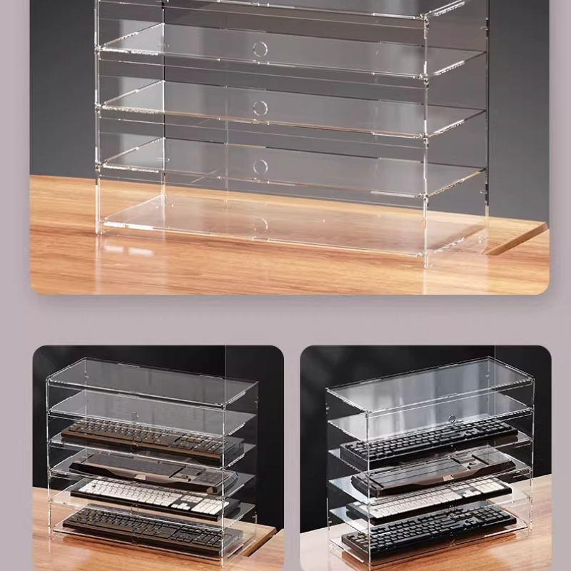 Premium transparente acrílico  - Desk Setup Pegboard avaliação e preço