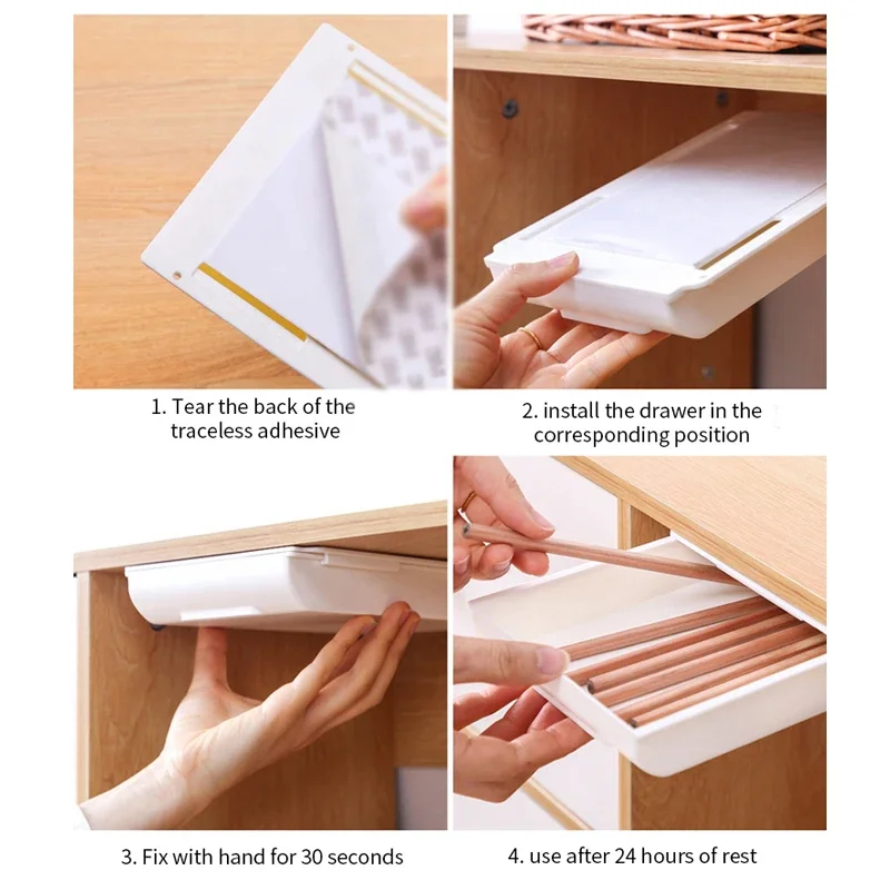 Caixa de Armazenamento Oculta, - Desk Drawer Unit avaliação e preço