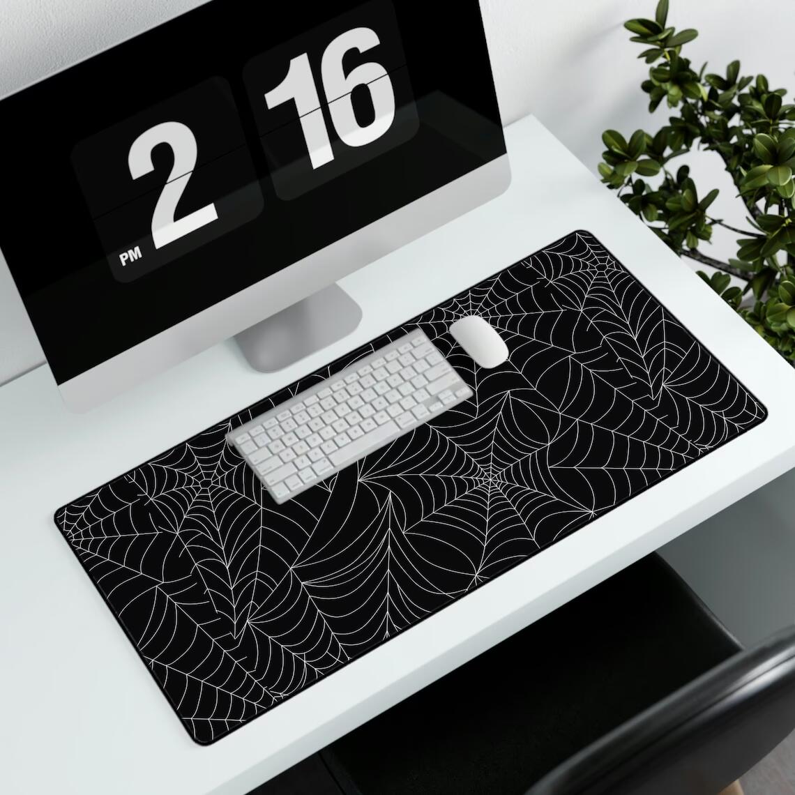 Tapete de mesa longo e fofo, d - Desk Setup Gaming Pc avaliação e preço