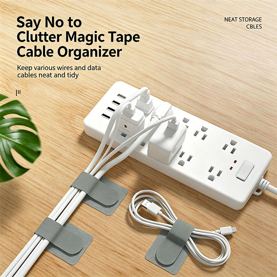 10 peças, organizador de cabos - Cable Velcro Strap avaliação e preço