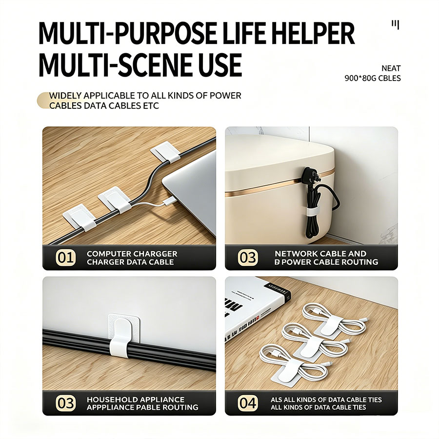 10 peças, organizador de cabos - Cable Velcro Strap avaliação e preço