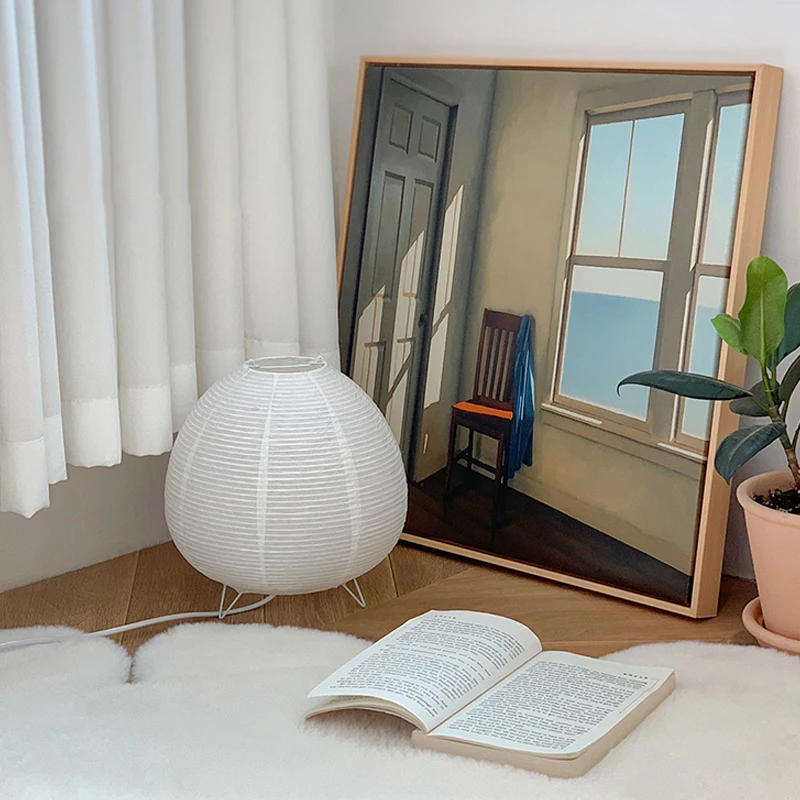 Lanterna de papel de arroz jap - Desk Setup White avaliação e preço