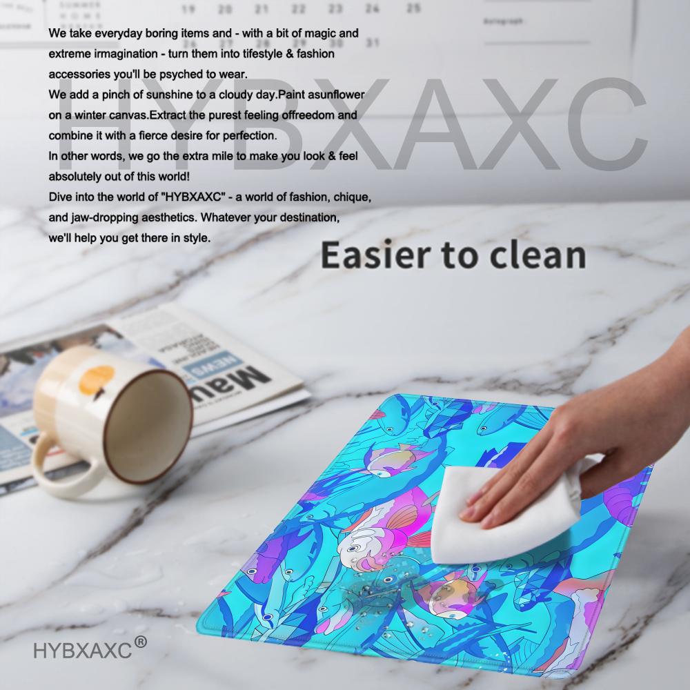 Mouse Pad HYBXAXC com Estampa  - Desk Setup Blue avaliação e preço