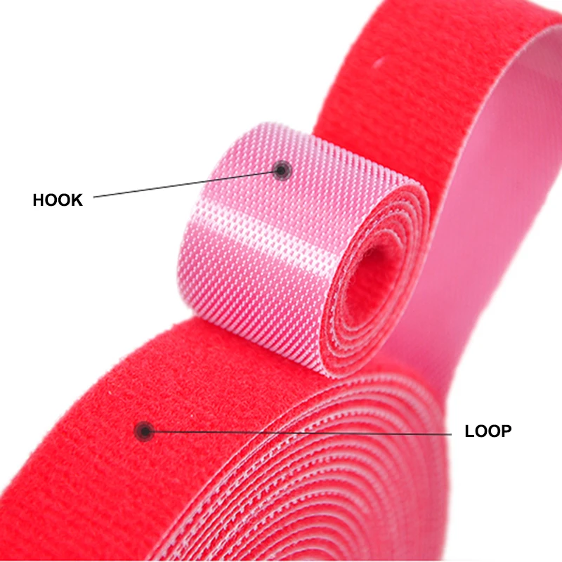 5m diy reutilizável cabo de ná - Cable Velcro Strap avaliação e preço