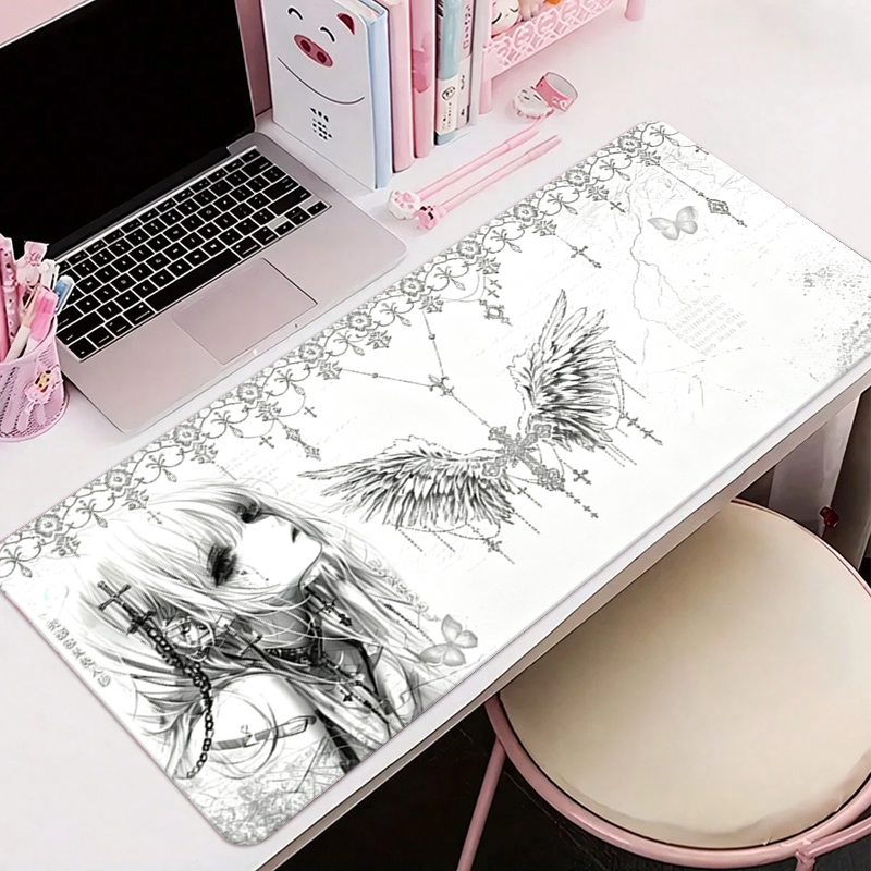 Mousepad de Couro Preto e Bran - Desk Setup White avaliação e preço