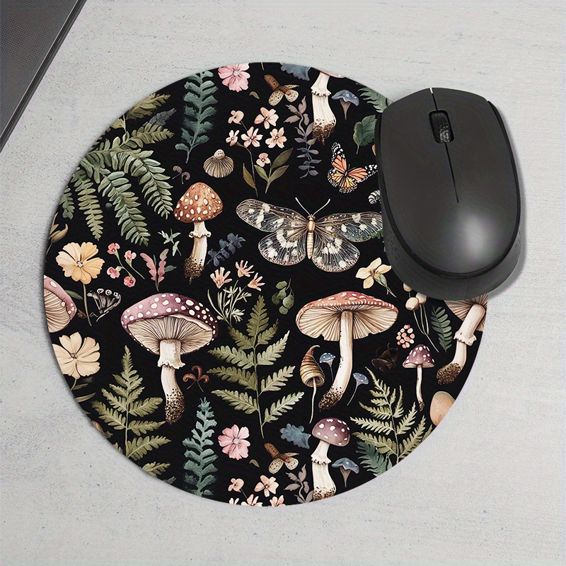 Mouse Pad Redondo de Borracha  - Desk Setup Pegboard avaliação e preço